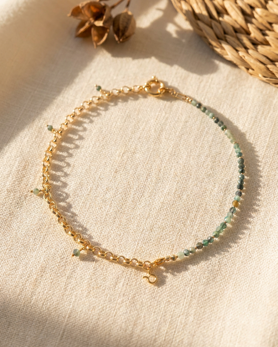 The Infinite Zodiac Chain™ - Emerald - Taurus