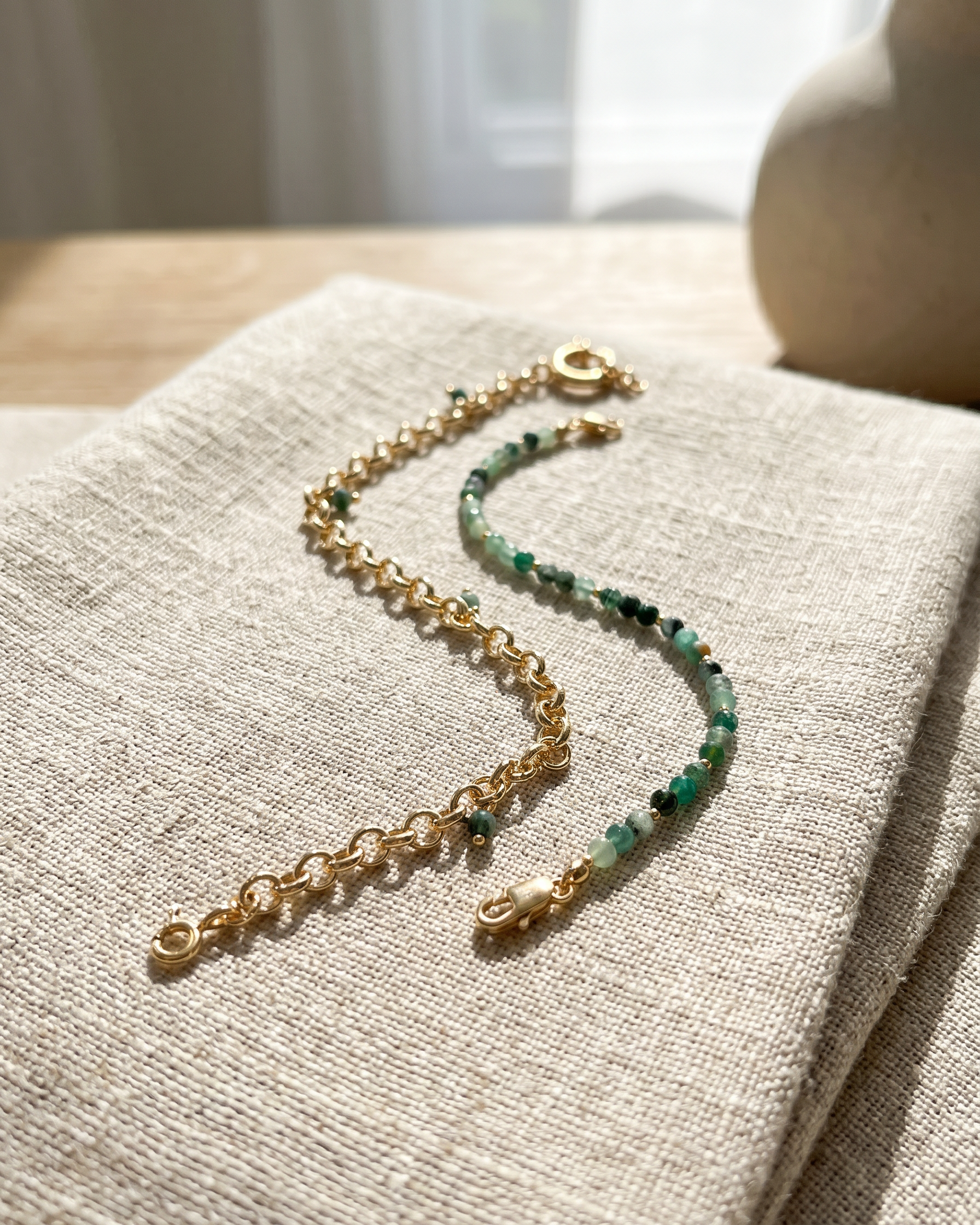 The Infinite Zodiac Chain™ - Emerald - Taurus