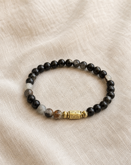 Calico Tourmaline Bracelet