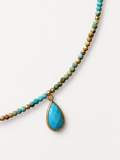 Turquoise String Necklace
