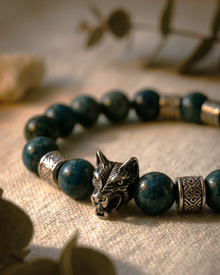 Blue Apatite Yang Bracelet - The Visionary