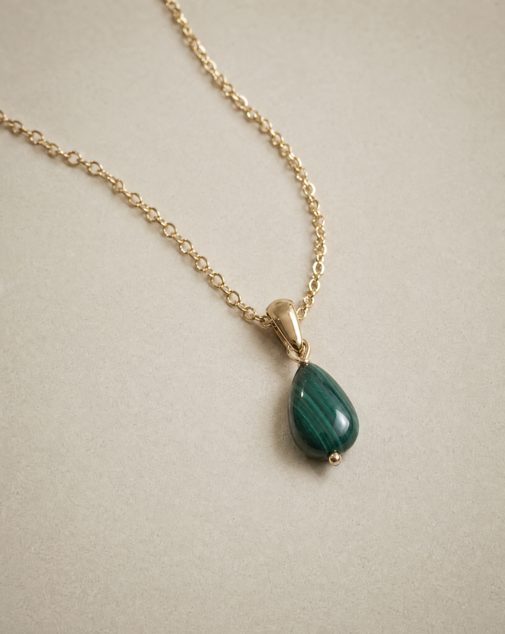 Transformation without Negotiation Malachite Pendant