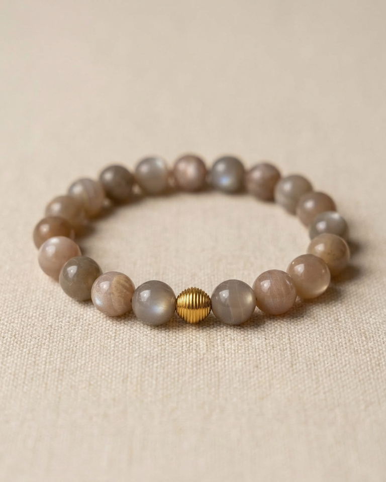 Bold Moonstone Bracelet